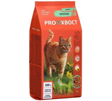 Корм д/кош PROхвост 10кг Кролик