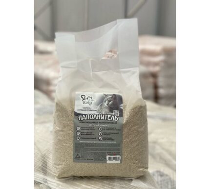 КОТУ бентонитовый наполнитель комкующийся "Крепкий комок" 2,85 кг.