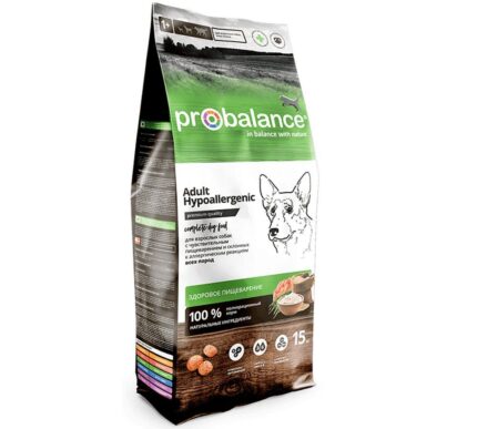 ProBalance 15кг Hypoallergenic (чувст пищев) корм д/взр собак всех пород (АЗ)